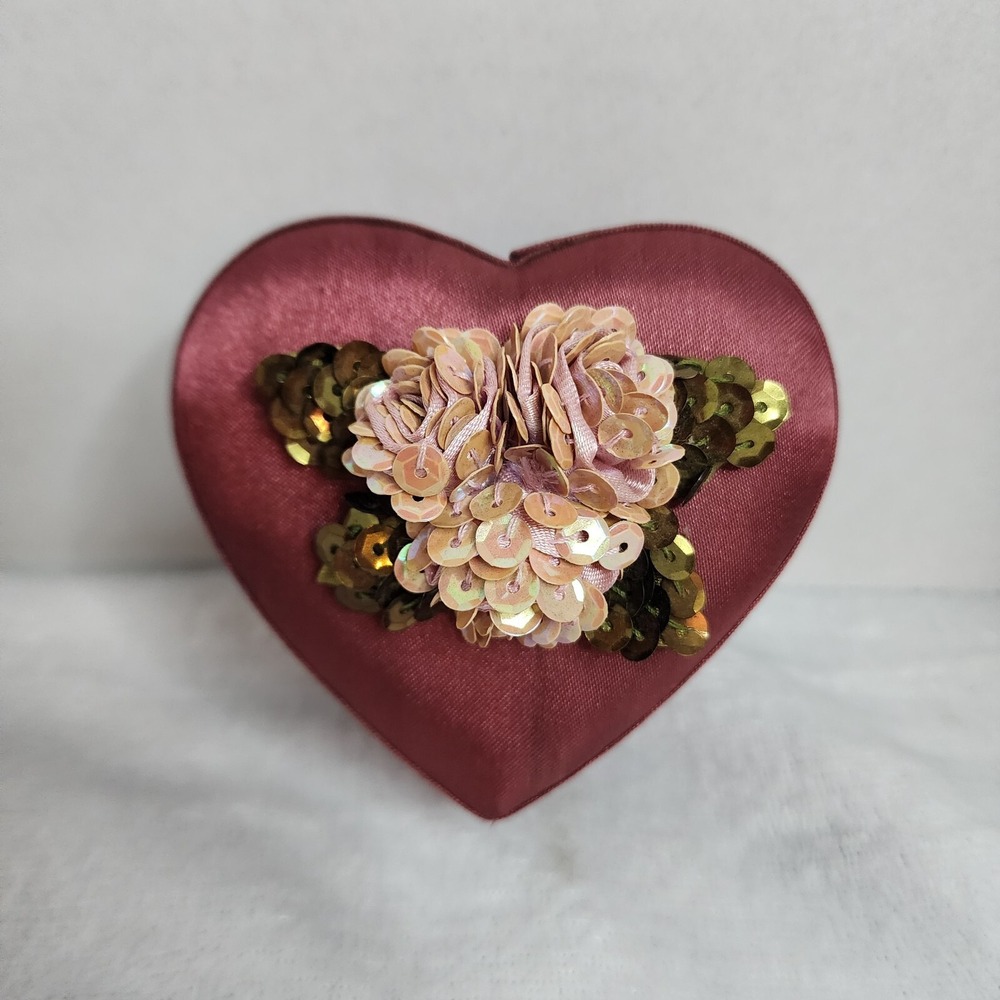 Katherine's Collection Heart Satin Gift Box with Metal‎ Heart Cookie Cutter Set
